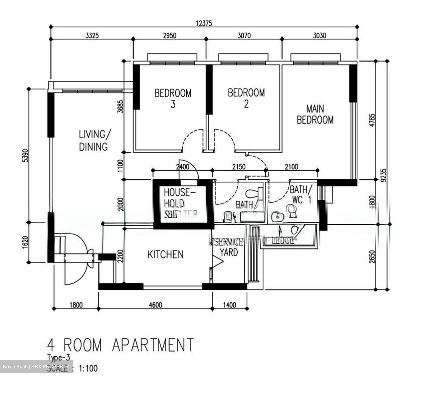 Blk 93B Telok Blangah Parcview (Bukit Merah), HDB 4 Rooms #528926731